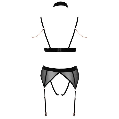 Reggiseno morbido e slip ouvert M