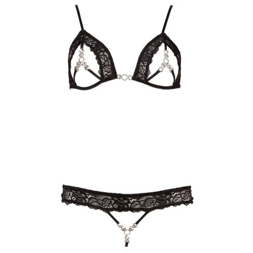 Set con reggiseno e tanga gioiello L