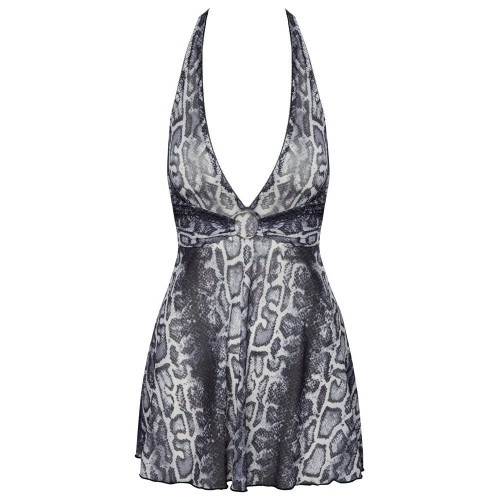 Abito corto leggermente svasato in...