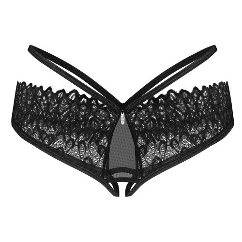 Seducente slip ouvert in trasparenza...