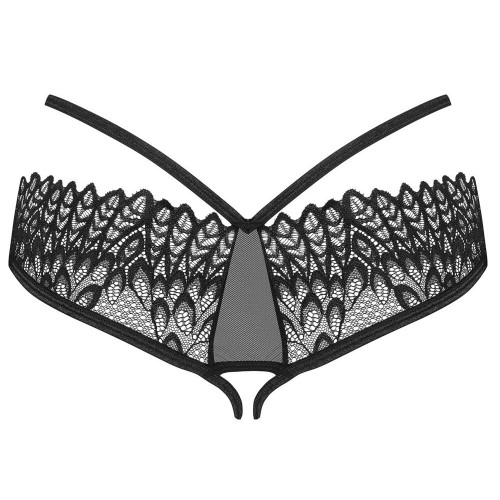 Seducente slip ouvert in trasparenza...