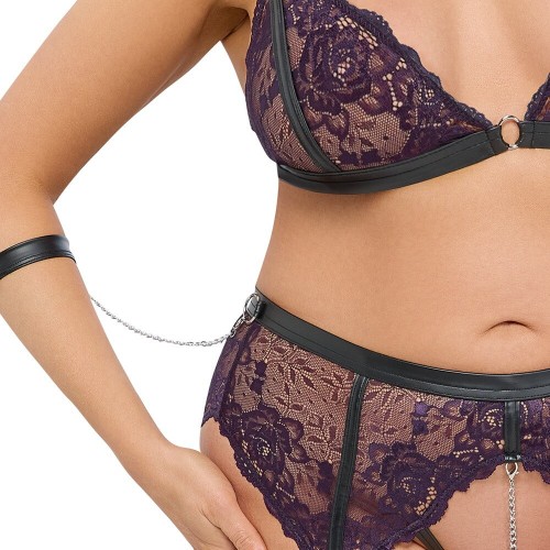 Set di reggicalze con reggiseno...