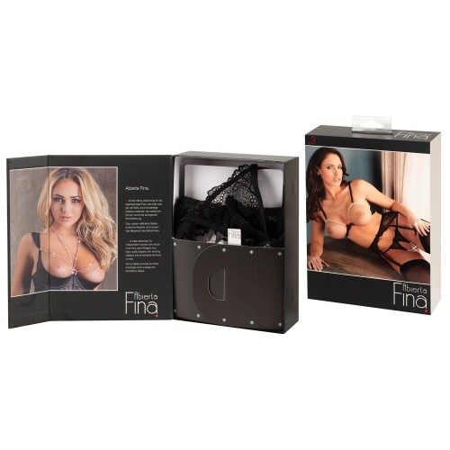 Set di pizzo composto da reggiseno...