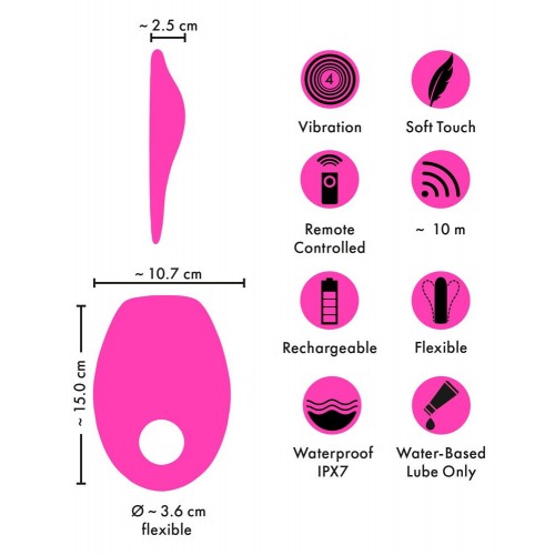 morbido cuscino vibrante con anello...