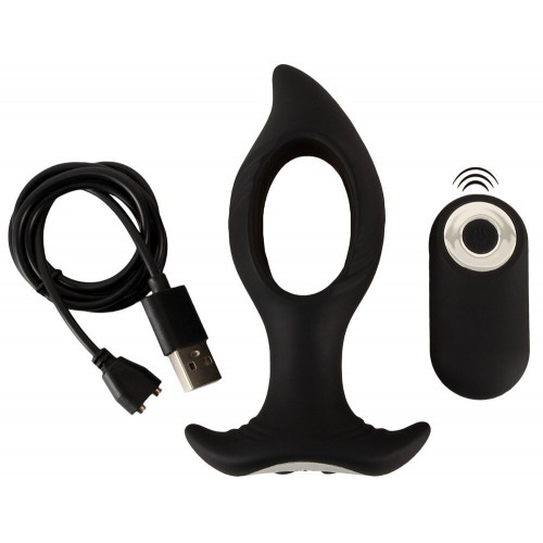 Butt plug RC remoto con foro e...