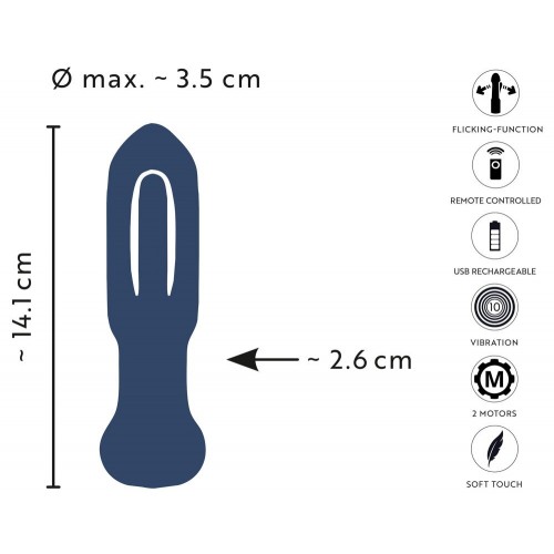 Butt plug remoto RC Flicking Tongue...