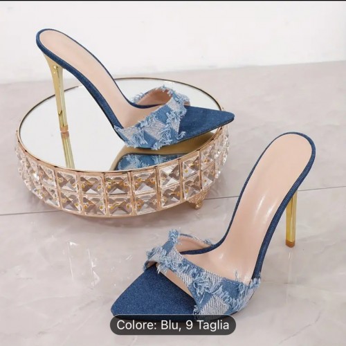 38 sandalo basso jeans