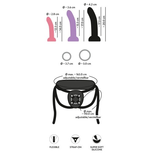 set di strap-on da 4 pezzi