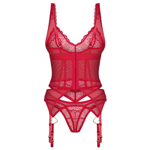 Set reggicalze e perizoma Set Cupide...