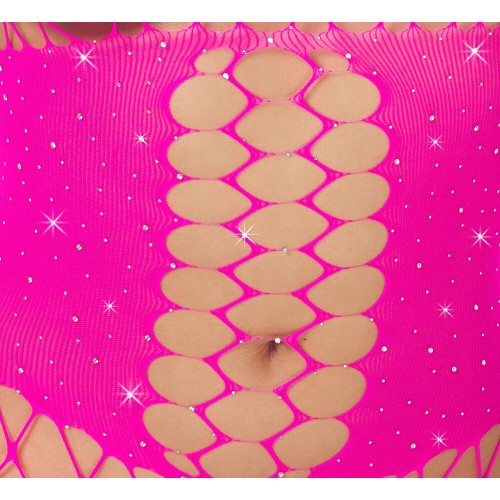 Tuta oversize a maniche lunghe Rosa S-L