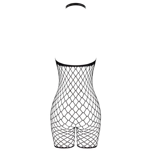 Body in rete oversize con gamba corta...