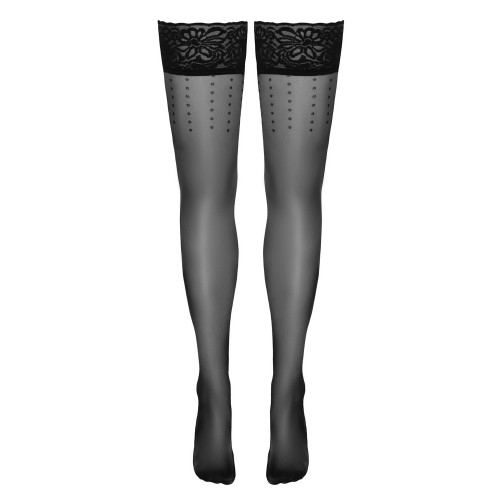 Calze autoreggenti Con tratteggio...