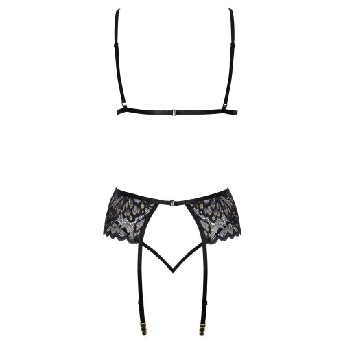 Morbido set reggiseno, reggicalze e...