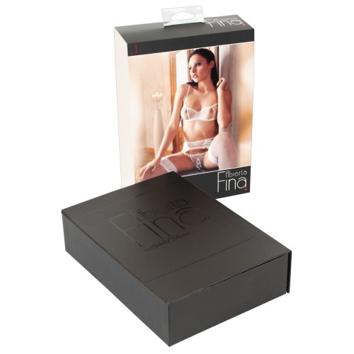 Reggiseno, reccicalze e string L