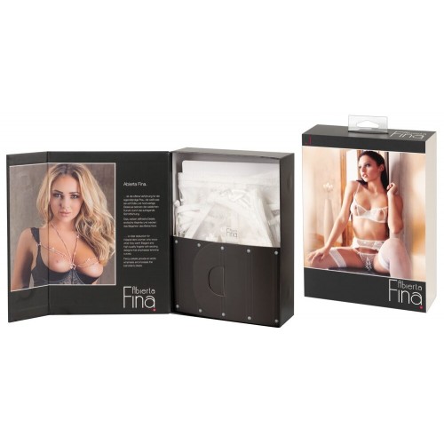 Reggiseno, reccicalze e string L