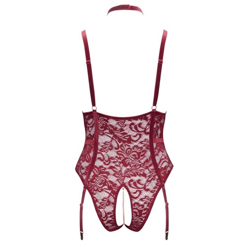 Body bretella oversize con colletto...