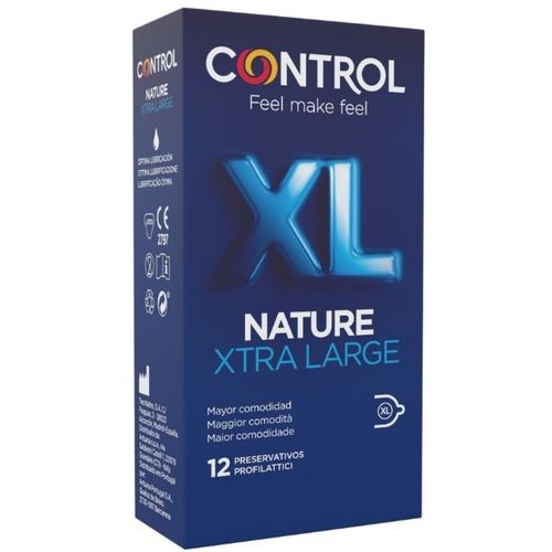 CONTROL - ADAPTA NATURE XL CONDOMS 12...