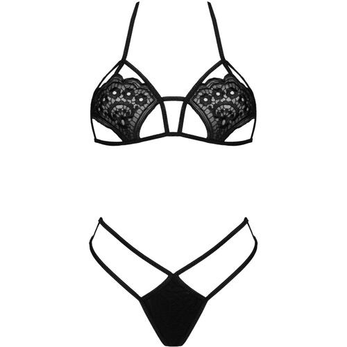 REGGISENO + PERIZOMA NERO TAGLIA UNICA