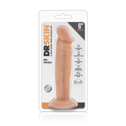 DR. SKIN DR SMALL 6INCH DILDO VANILLA