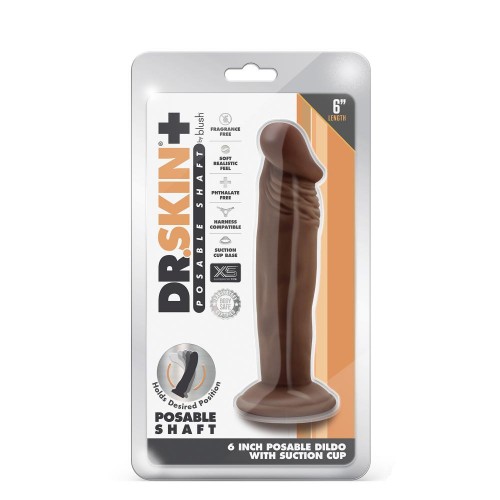 DR. SKIN PLUS 6 INCH POSABLE DILDO...