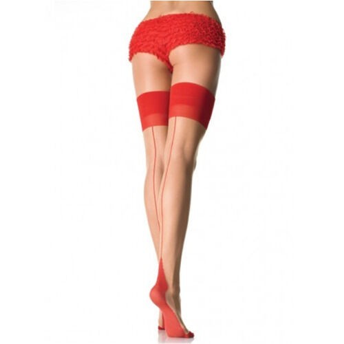 La-1027 Calze Hosiery 2 Tone Nude Red...