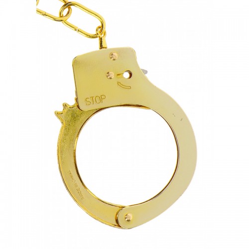Manette oro Metal Handcuffs Gold