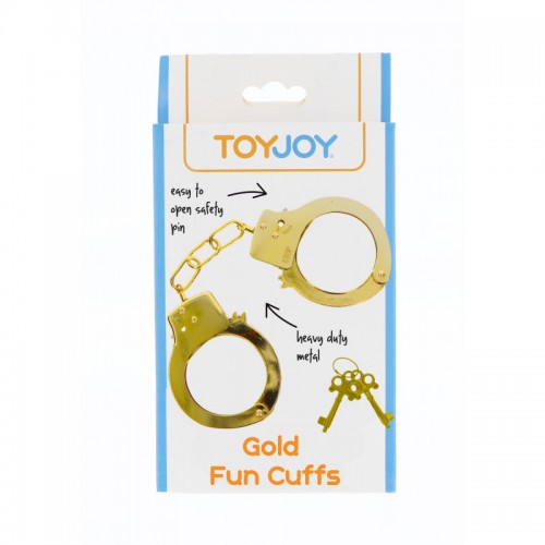 Manette oro Metal Handcuffs Gold