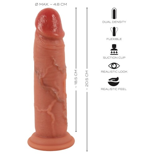 Dildo naturale con ventosa e...