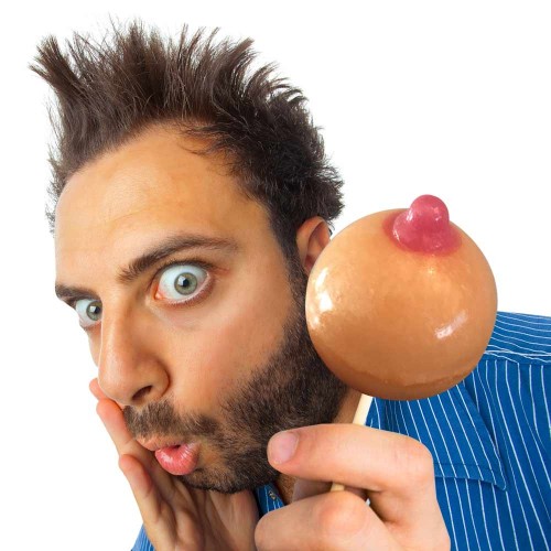 Lecca-lecca caramella dolce tetta...