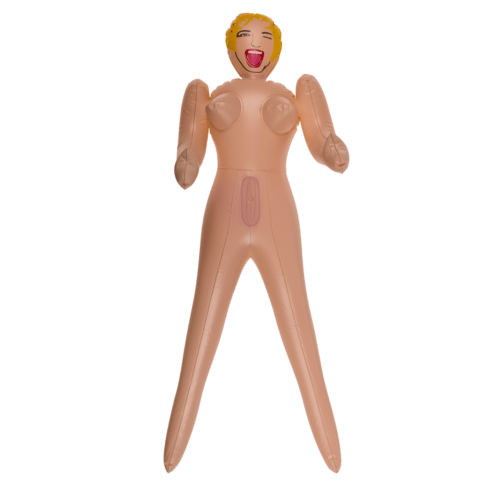 MINI BAMBOLA GONFIABILE BIONDA ADDIO...