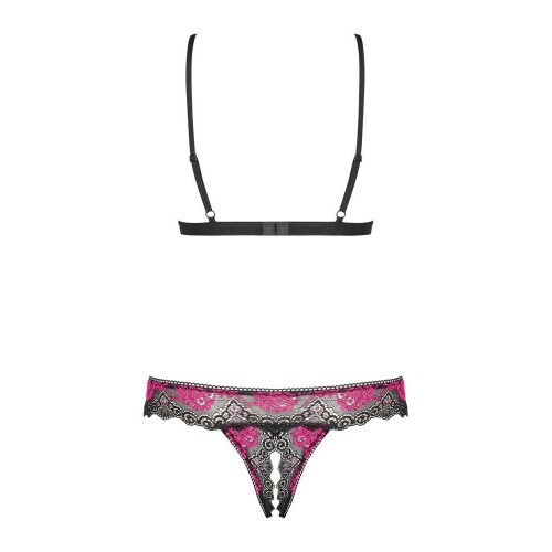 Set Ouvert con reggiseno aperto...