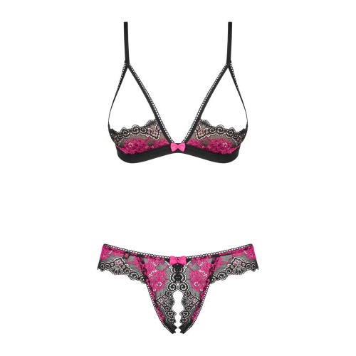 Set Ouvert con reggiseno aperto...
