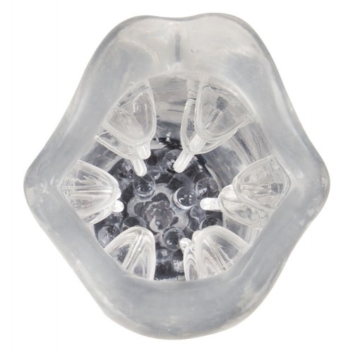 Masturbatore con coppa rotante a...