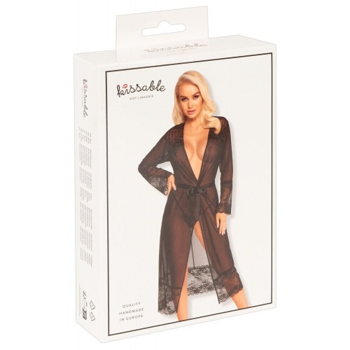 Kimono lungo trasparente S/M