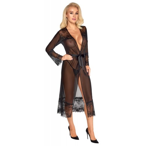 Kimono lungo trasparente L/XL