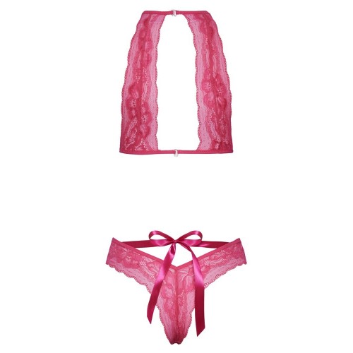 Reggiseno con fiocco in raso davanti...