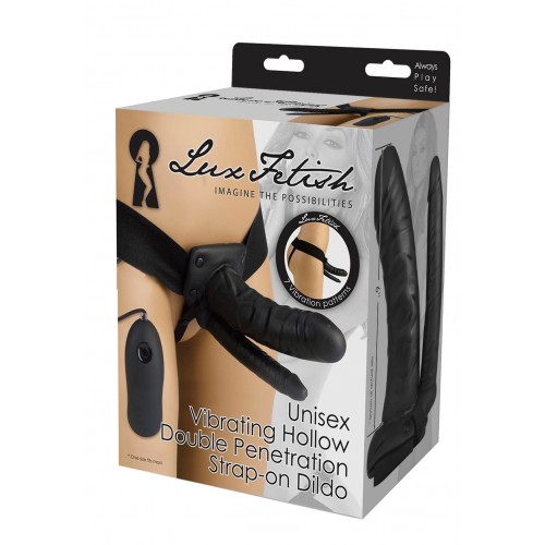 strap on doppio vibrante doppia...
