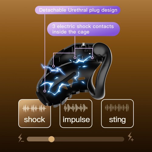 Cintura di castità con APP Electric...