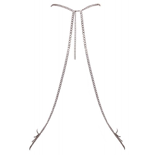 Catena per il corpo color argento...