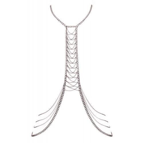 Catena per il corpo color argento...