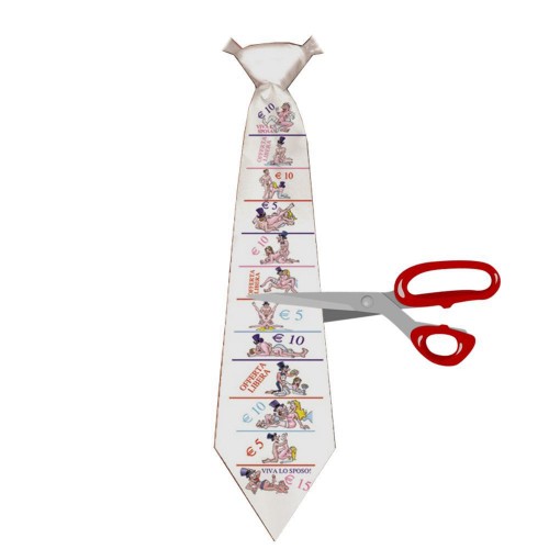 LA CRAVATTA DA TAGLIO PER LO SPOSO