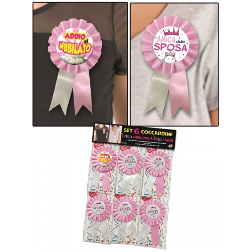 SET 6 COCCARDINE NUBILATO