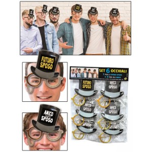 SET 6 OCCHIALI CELIBATO
