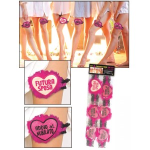 SET 6 GIARRETTIERE PINK...