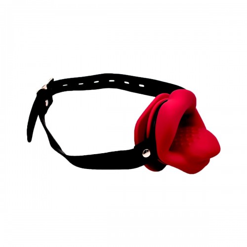 Bavaglio vibrante in silicone per...