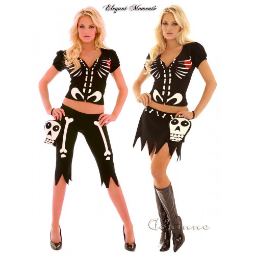 Costume scheletro 4 pezzi. Include...