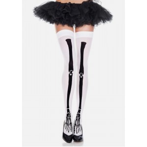 Calze bianche con disegno...