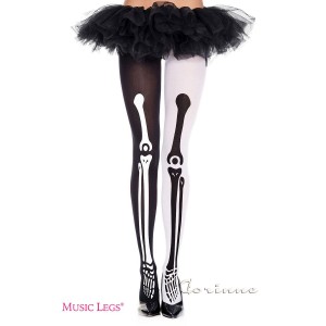 Collant bicolore con...