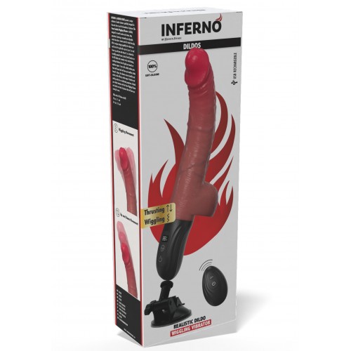 Vibratore realistico a spinta con...