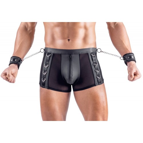 Pantaloncino senza fondo con manette...